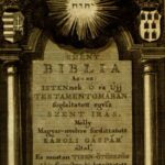 Szent Biblia (Károli Gáspár fordítása, 1765) kép részlete