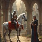 Középkor - lovagkor - lovagi irodalom (illusztráció)